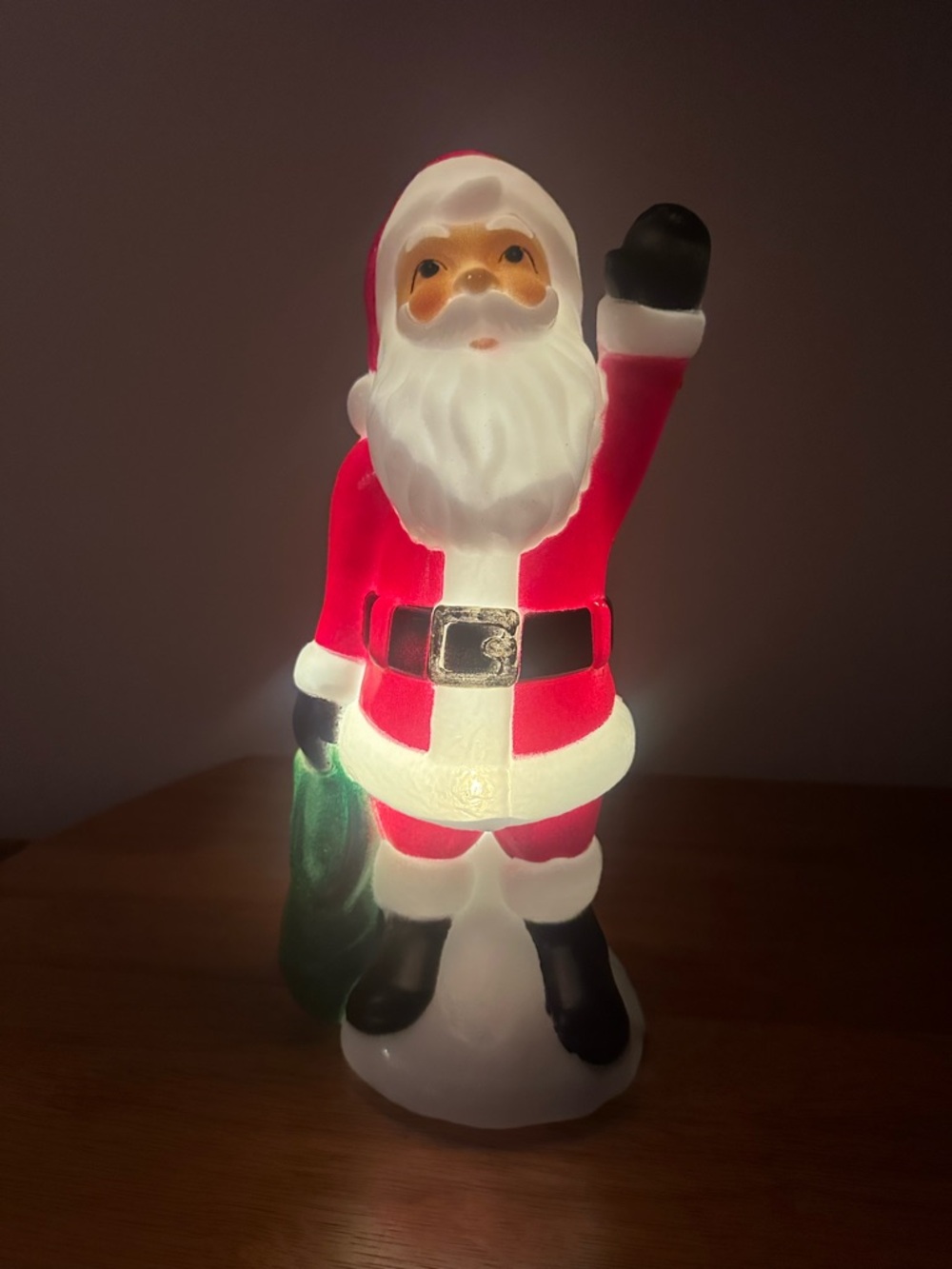 Christmas Blow Mold Santa | Battery Operated